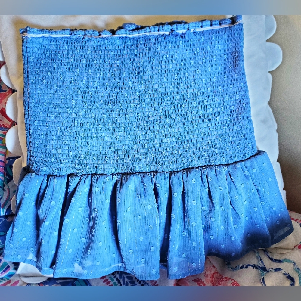 Blue Tube Top Size Small